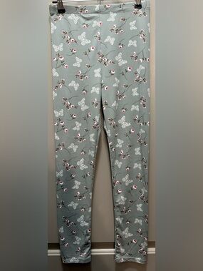 Emma & Elsa Size 16 Floral and Butterfly Print Leggings Pre-owned
